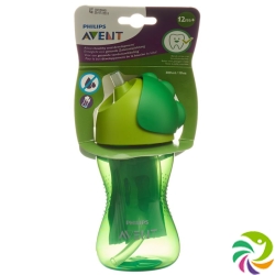 Avent Philips Straw Cup 300ml Boy Green