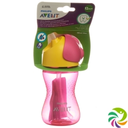 Avent Philips Straw Cup 300ml Girl Pink