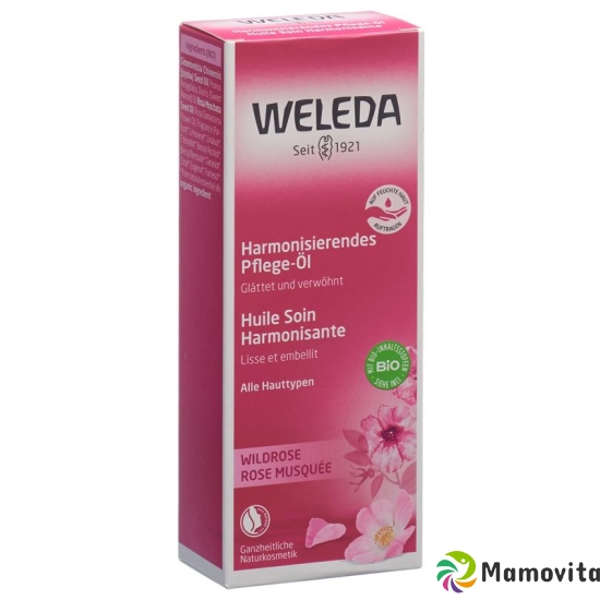 Weleda Wildrose Harmonisierendes Pflege-Öl Glasflasche 100ml buy online