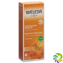 Weleda Sanddorn Vitalisierendes Pflege-Öl Glasflasche 100ml