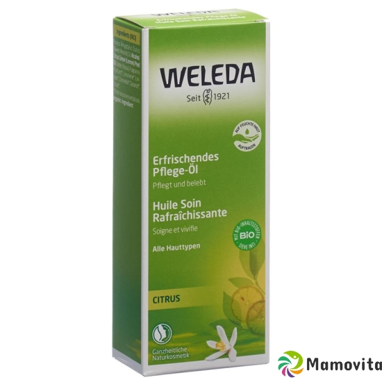 Weleda Citrus Erfrischungs-Öl Glasflasche 100ml buy online