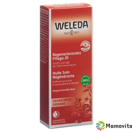 Weleda Granatapfel Regenerations-Öl Glasflasche 100ml buy online