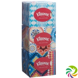 Kleenex Collection Kosmetiktue Wuerf Trio 3x 48 Stück