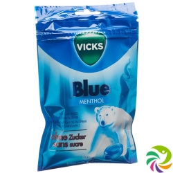 Vicks Blue ohne Zucker Beutel 72g