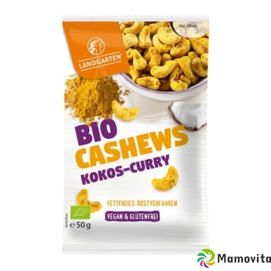 Landgarten Cashews Wuerzig Kokos-Curry Bio 50g buy online