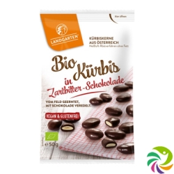 Landgarten Kürbiskerne Zartbitter-Schokol Bio 50