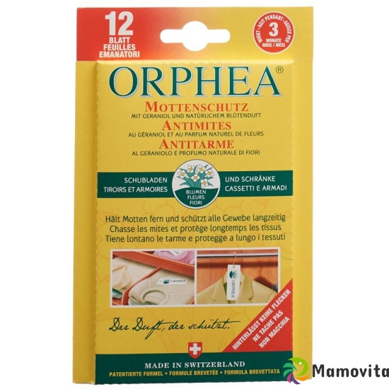 Orphea Mottenschutzblätter 12 Stück buy online