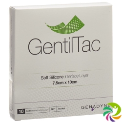 Gentiltac Soft Silicone Interf Lay 7,5x10cm 10 Stück