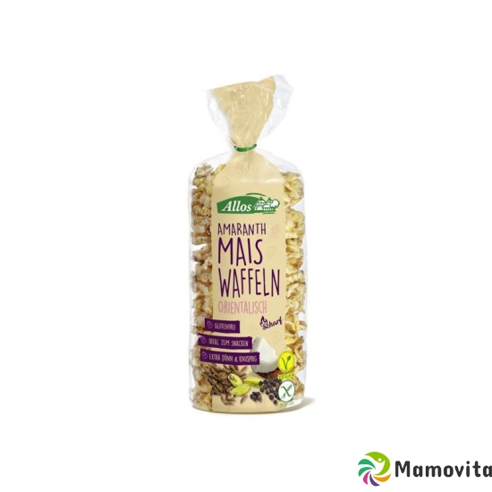 Allos Amaranth-Mais Waffel Orien Gewürze Bio 100 buy online