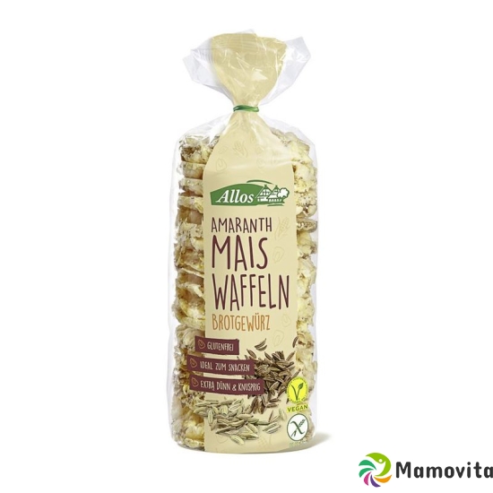 Allos Amaranth-Mais Waffel Brotgewürz Bio 100g buy online