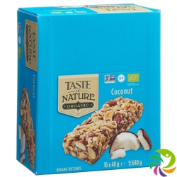 Taste Of Nature Riegel Coconut (neu) 16x 40g