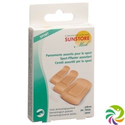 Sunstore Med Sport-Pflaster Assortiert 20 Stück