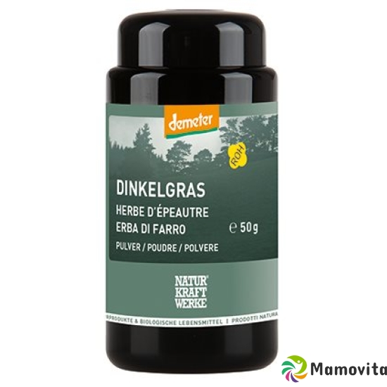 Naturkraftwerke Dinkelgras Pulver Demeter 50g buy online