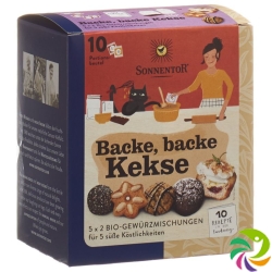 Sonnentor Backe Bake biscuits 5x2 spice mixtures