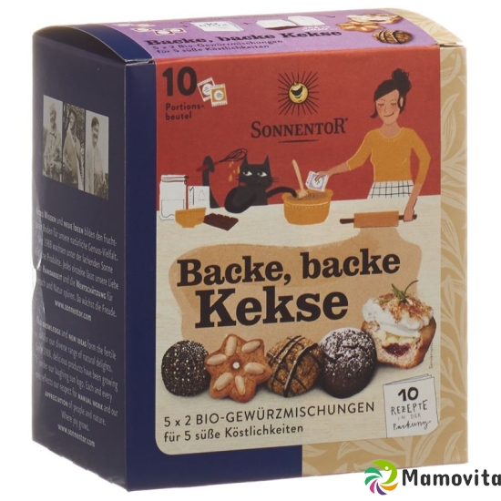 Sonnentor Backe Bake biscuits 5x2 spice mixtures buy online