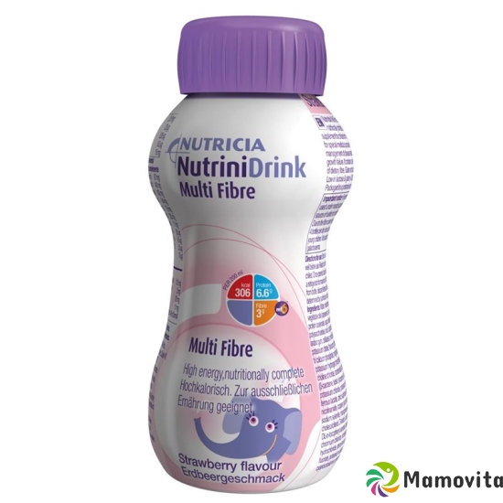 Nutrini Drink Multi Fibre Erdbeer 200ml buy online