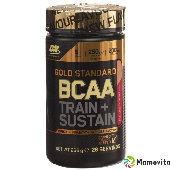 Optimum Bcaa Gold Std.t&s Peach&pass Fru 266g buy online