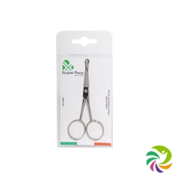 Borghetti nose hair scissors steel nickel-plated