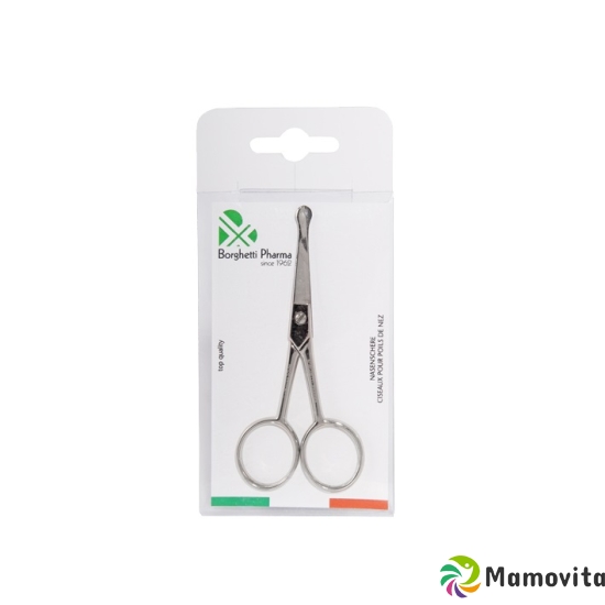 Borghetti nose hair scissors steel nickel-plated buy online