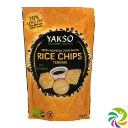 Yakso Reis Chips Teriyaki Bio Beutel 70g