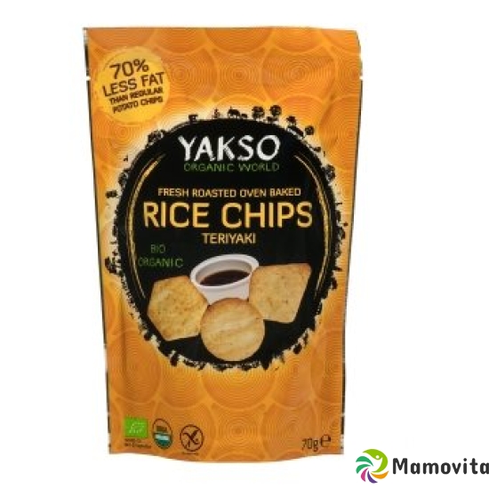 Yakso Reis Chips Teriyaki Bio Beutel 70g buy online