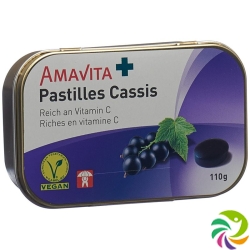 Amavita Cassis Pastillen Dose 110g