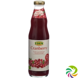 Eden Cranberry Mutters ohne Zucker Unverdue Bio 750ml