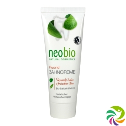 Neobio Zahncreme mit Fluorid Tube 75ml