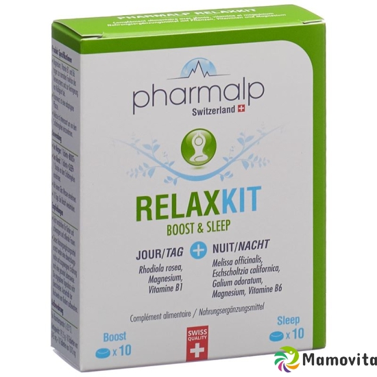 Pharmalp Relaxkit Boost & Sleep Tablets Blister 20 pcs buy online