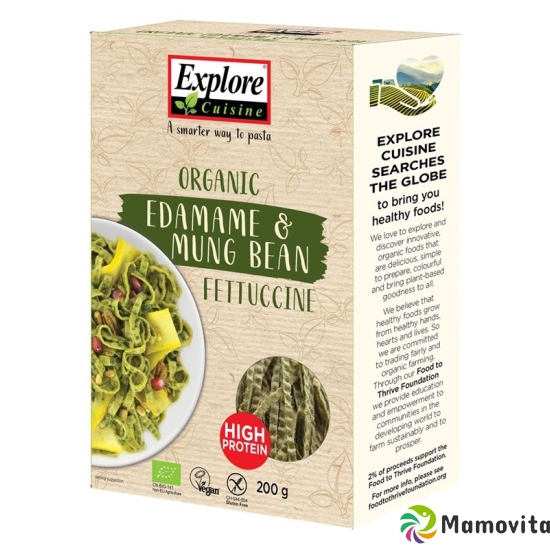 Explore Cuisine Fettuccine Edamame&mungo Bio 200g buy online