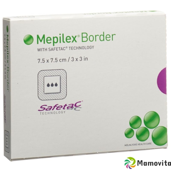 Mepilex (pi) Border Schaum Ver 7.5x7.5cm Sil 5 Stück buy online