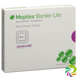 Mepilex (pi) Border Lite Schaumv 7.5x7.5cm 5 Stück