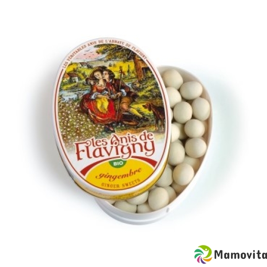 Les Anis De Flavigny Ingwerbonbons Bio 50g buy online