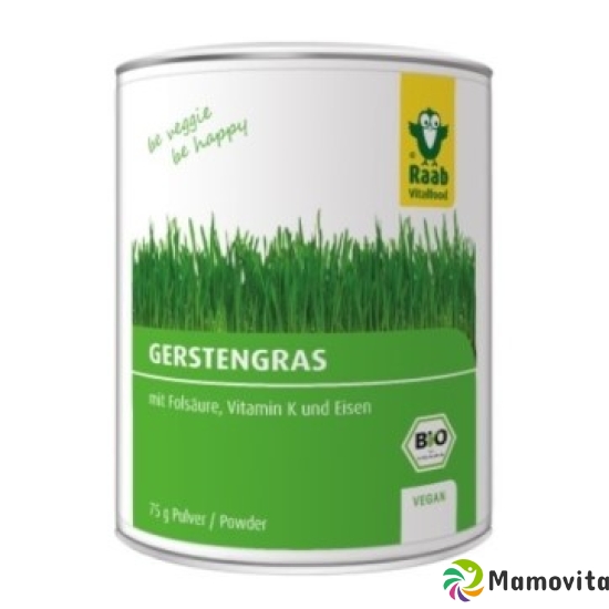 Raab Gerstengras Pulver Bio Dose 75g buy online