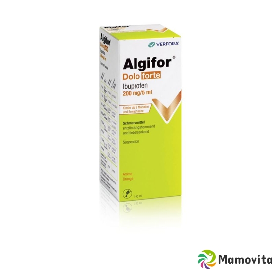 Algifor Dolo Forte Suspension 200mg/5ml Flasche 100ml buy online