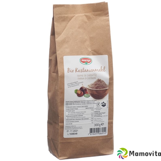 Morga Kastanienmehl Bio Glutenfrei 300g buy online