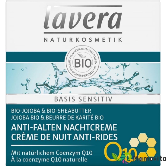 Lavera Anti-Falten Nachtcreme Q10 Basis Sen Neu 50ml buy online