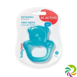 Babyono teething ring with gel bear