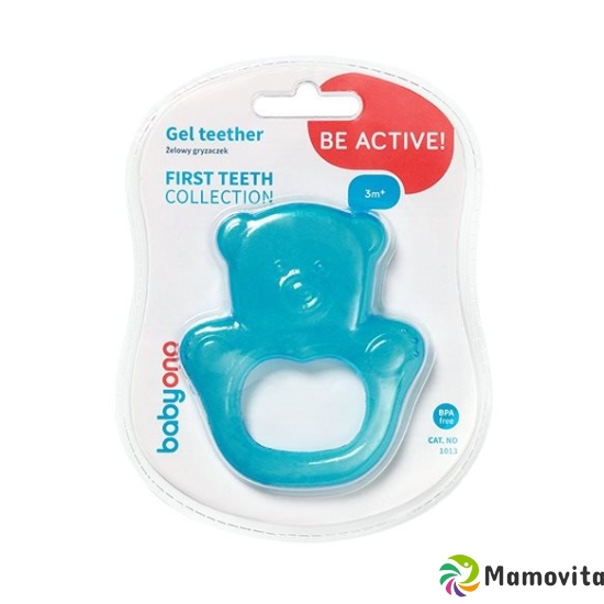 Babyono teething ring with gel bear buy online