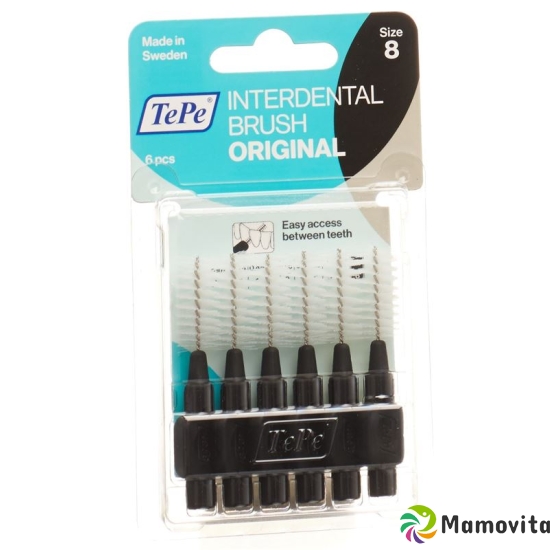 Tepe Interdental Brush 1.5mm Schwarz Blister 6 Stück buy online