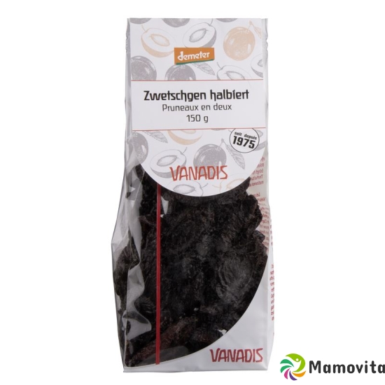 Vanadis Zwetschgen Halbiert (neu) Beutel 150g buy online