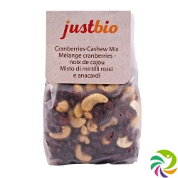 Justbio Cranberries-cashew-mix (neu) 200g