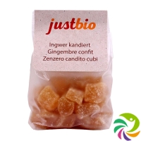 Justbio Ingwer Kandiert Beutel 150g