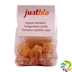 Justbio Ingwer Kandiert Beutel 150g