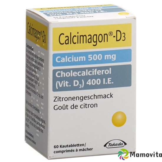 Calcimagon D3 Zitron (o Aspartam) Dose 60 Stück buy online