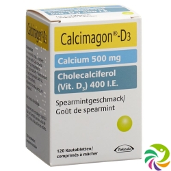 Calcimagon D3 Spearmint (o Aspartam) Dose 120 Stück