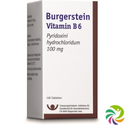 Burgerstein Vitamin B6 tablets 100 mg Ds 100 pieces