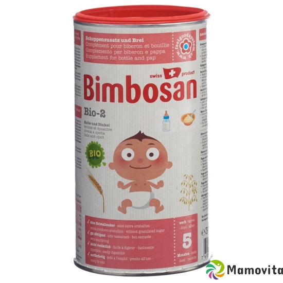 Bimbosan Bio 2 Hafer und Dinkel Pulver Dose 300g buy online