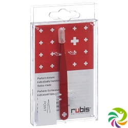 Rubis Pinzette Spitz Rot Inox