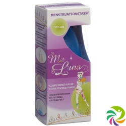 Me Luna Menstruationstasse Classic L Blau